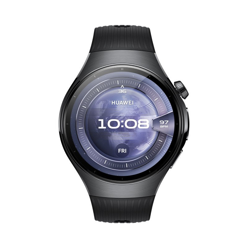 Huawei WATCH 5 3,81 cm (1.5") AMOLED 46 mm Digital 466 x 466 pixlar Pekskärm Svart Wi-Fi GPS