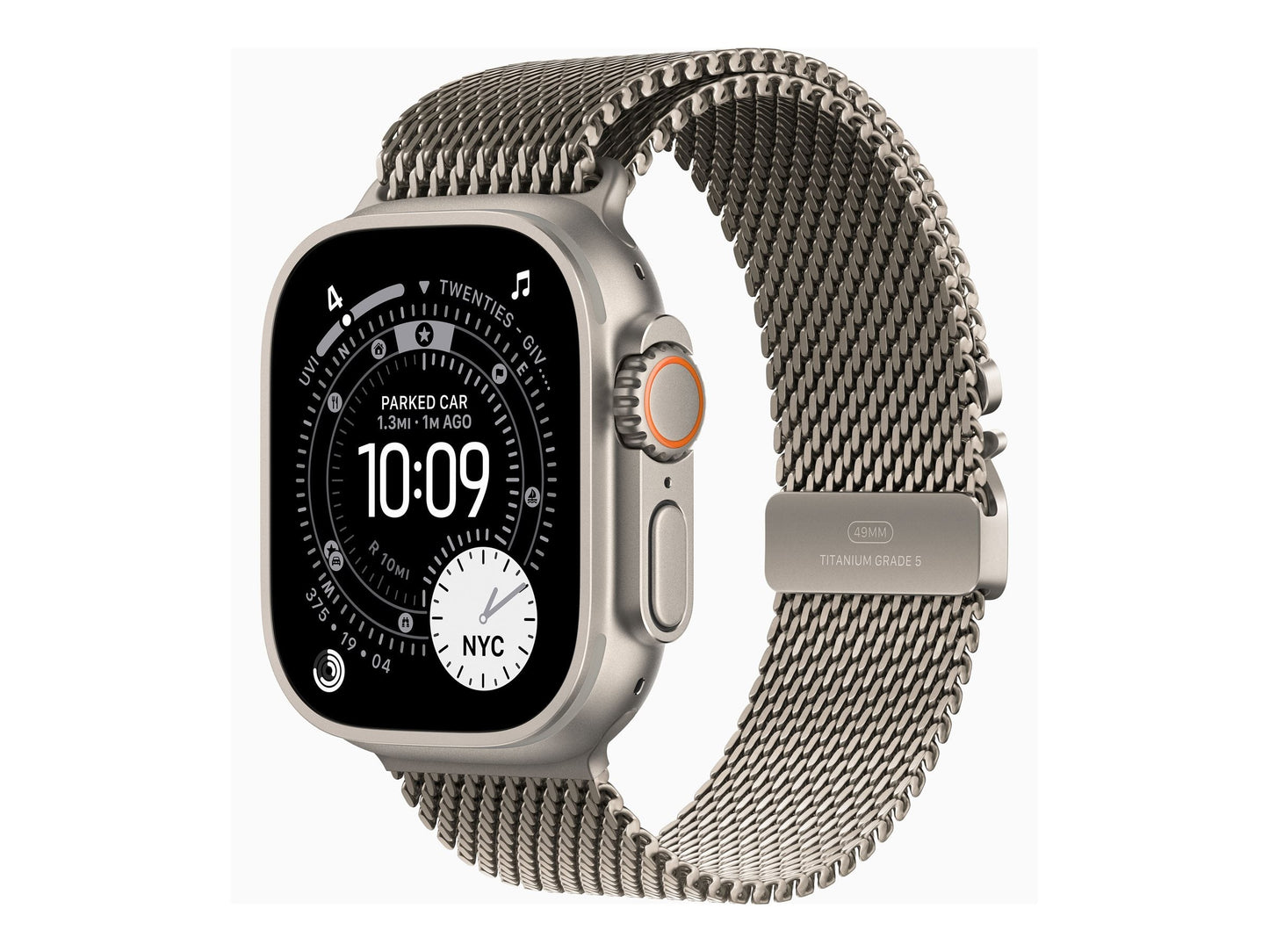 Apple Watch Ultra 3 49mm Titanium (Titanium Milanese Rem M) – Apple