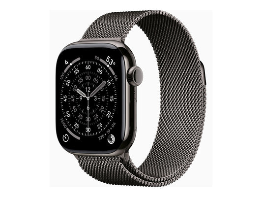 Apple Watch Series 11 42mm 5G Skiffer Titanium (Grå Milanese Rem) – Apple