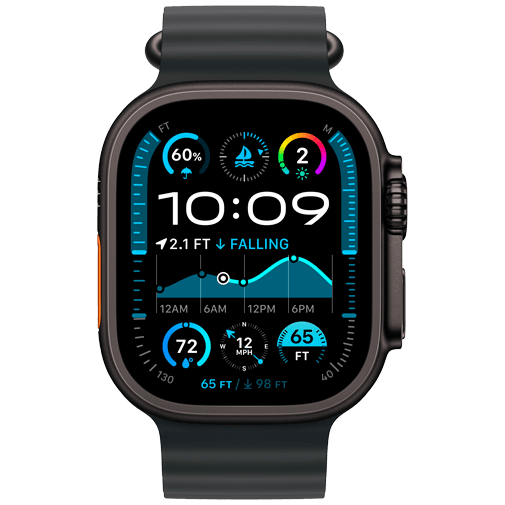 Apple Watch Ultra 2 Svart (Svart Gummiband) – Apple