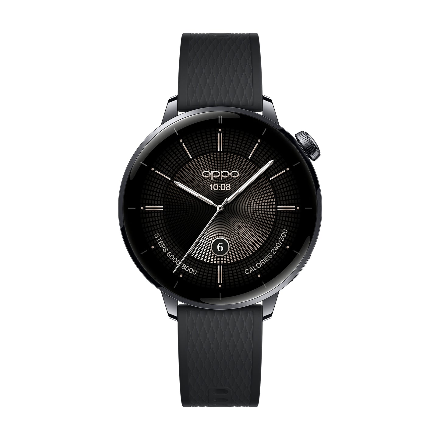 OPPO Watch X2 Mini 3,35 cm (1.32") AMOLED 43.2 mm Digital 466 x 466 pixlar Pekskärm Svart Wi-Fi GPS