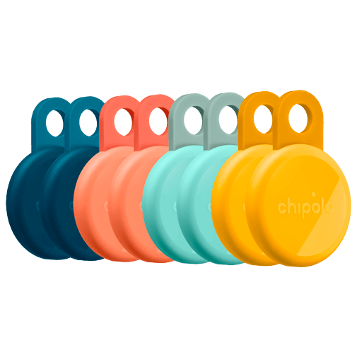 Chipolo LOOP Orange/Blå/Gul/Mint 8-Pack – Chipolo