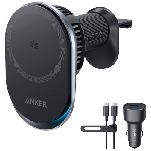 Anker Prime Trådlös Billaddare 25W Svart – Anker