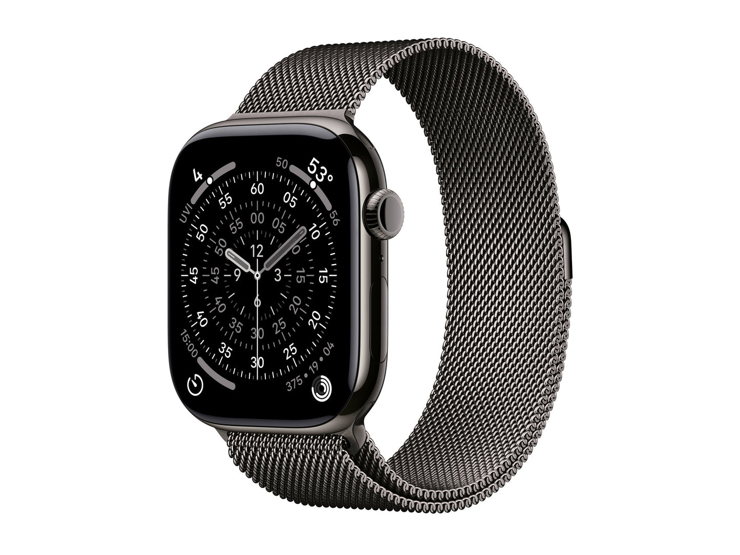 Apple Watch Series 11 46mm 5G Slate Titanium (Grey Milanese Strap M/L)
