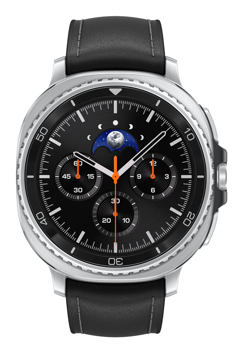 Samsung Galaxy Watch 8 Classic Silver (Svart Rem) – Samsung