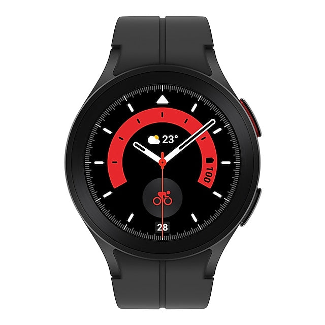 Samsung Galaxy Watch5 Pro 3,56 cm (1.4") OLED 45 mm Digital 450 x 450 pixlar Pekskärm 4G Svart Wi-Fi GPS
