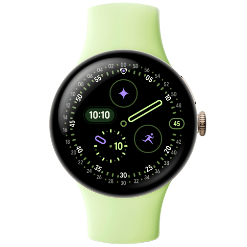Google Pixel Watch 4 41mm Guld (Gele Rem) – Google