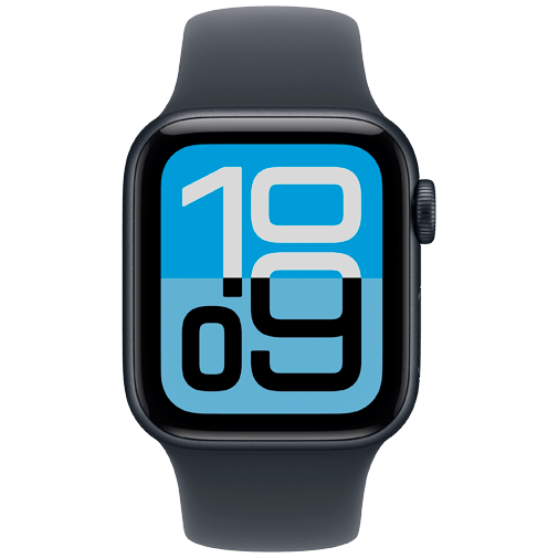Apple Watch SE 3 40mm 5G Mörkblå (Mörkblå Gummirem M/L) – Apple