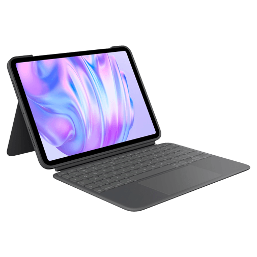 Logitech Combo Touch Keyboard Case Apple iPad Pro 11 (2024/2025) Grey QWERTY UK – Logitech
