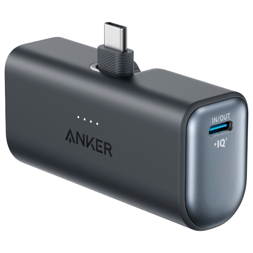 Anker Nano Snabbladdare Powerbank 5.000mAh Svart – Anker