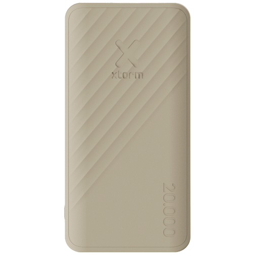 Xtorm Go2 USB-C Snabbladdare Powerbank 20.000mAh Beige – Xtorm