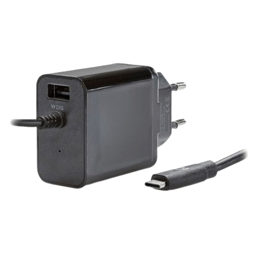 Mobilize Dual USB USB-C Snabbladdare 15W Svart – Mobilize