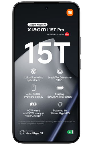 Xiaomi 15T Pro 12GB/256GB Svart – Xiaomi