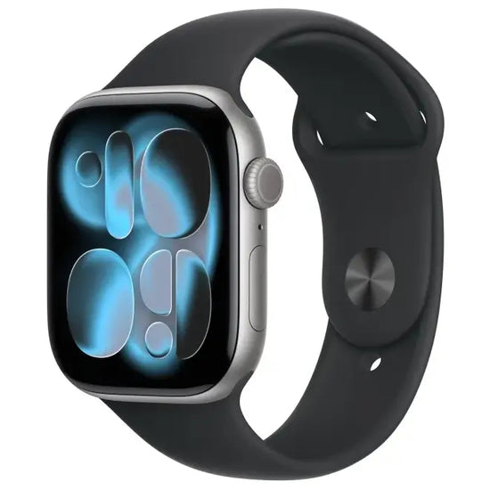 Apple Watch Series 11 46mm Grey (Black Rubber Strap M/L)