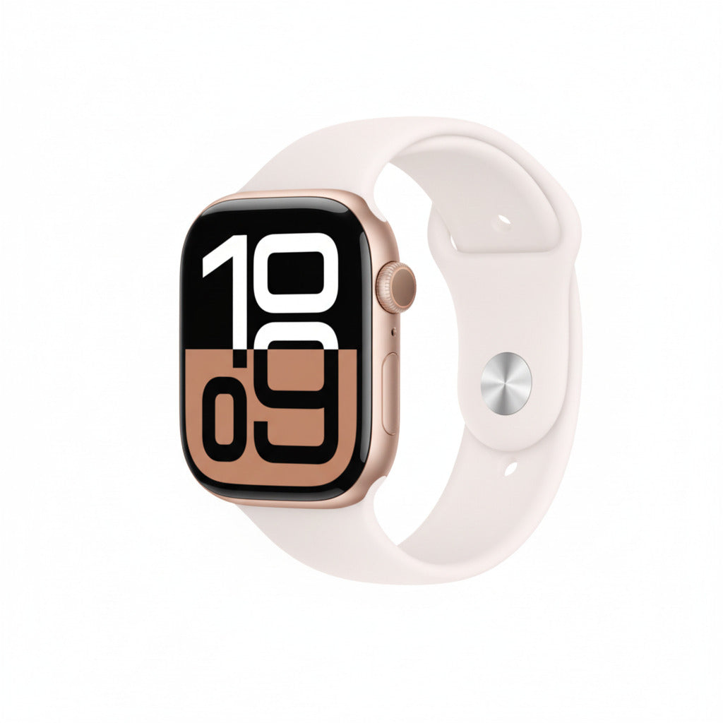 Apple Watch Series 10 46mm Gold (Rose Rubber Strap M/L)