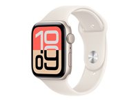 Apple Watch SE 3 44mm Gold (Beige Rubber Strap M/L)