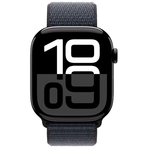 Apple Watch Series 10 4G 46mm Svart (Svart Nylonband) – Apple