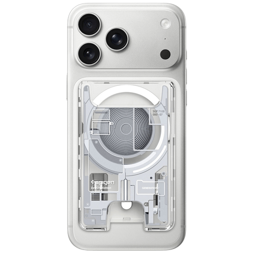 Spigen Ultra Hybrid Zero One Magnetisk Kortinnehavare Vit Apple iPhone – Spigen