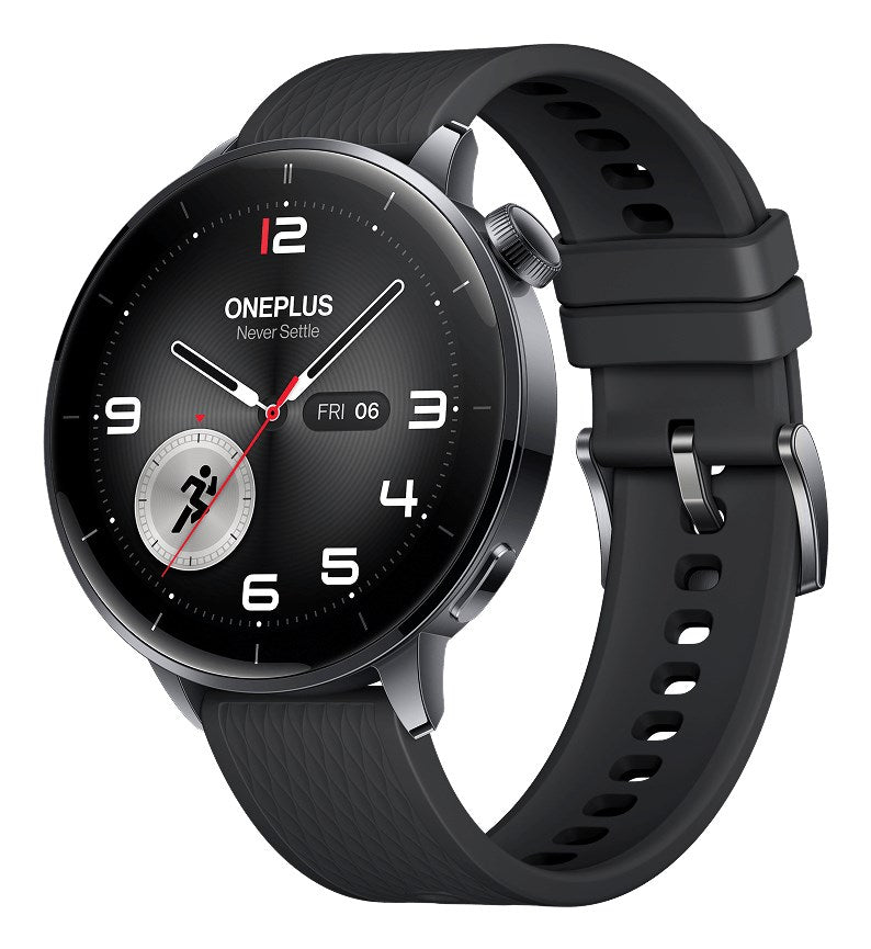 OnePlus Watch 3 43mm Svart (Svart Gummiband)