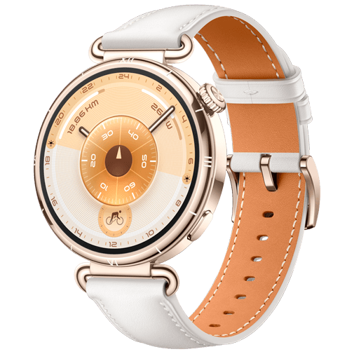 Huawei Watch GT 6 41mm Guld (Vit Rem) – Huawei