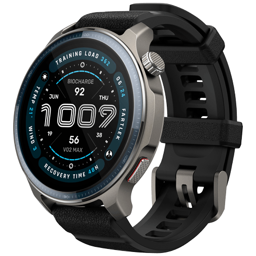 Amazfit Balance 2 Silver (Svart Silikonband) – Amazfit