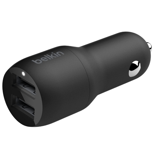 Belkin Boost Charge Dual USB Snabba Billaddare 12W Svart – Belkin