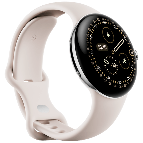 Google Pixel Watch 4 41mm Silver (Beige Rem) – Google