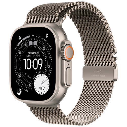 Apple Watch Ultra 3 49mm Titanium (Titanium Milanese Rem L) – Apple