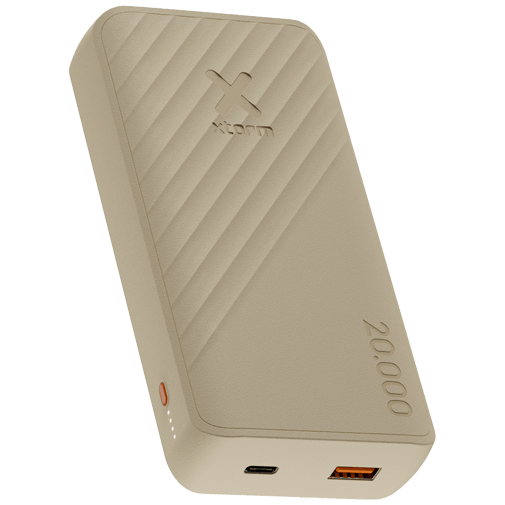 Xtorm Go2 USB-C Snabbladdare Powerbank 20.000mAh Beige – Xtorm
