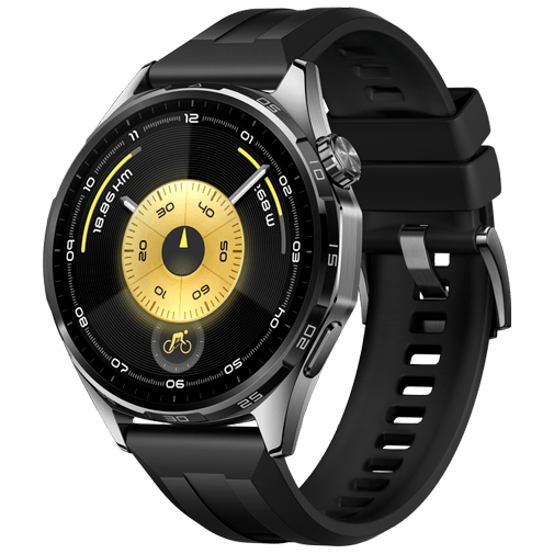 Huawei Watch GT 6 46mm Grå (Svart Rem) – Huawei