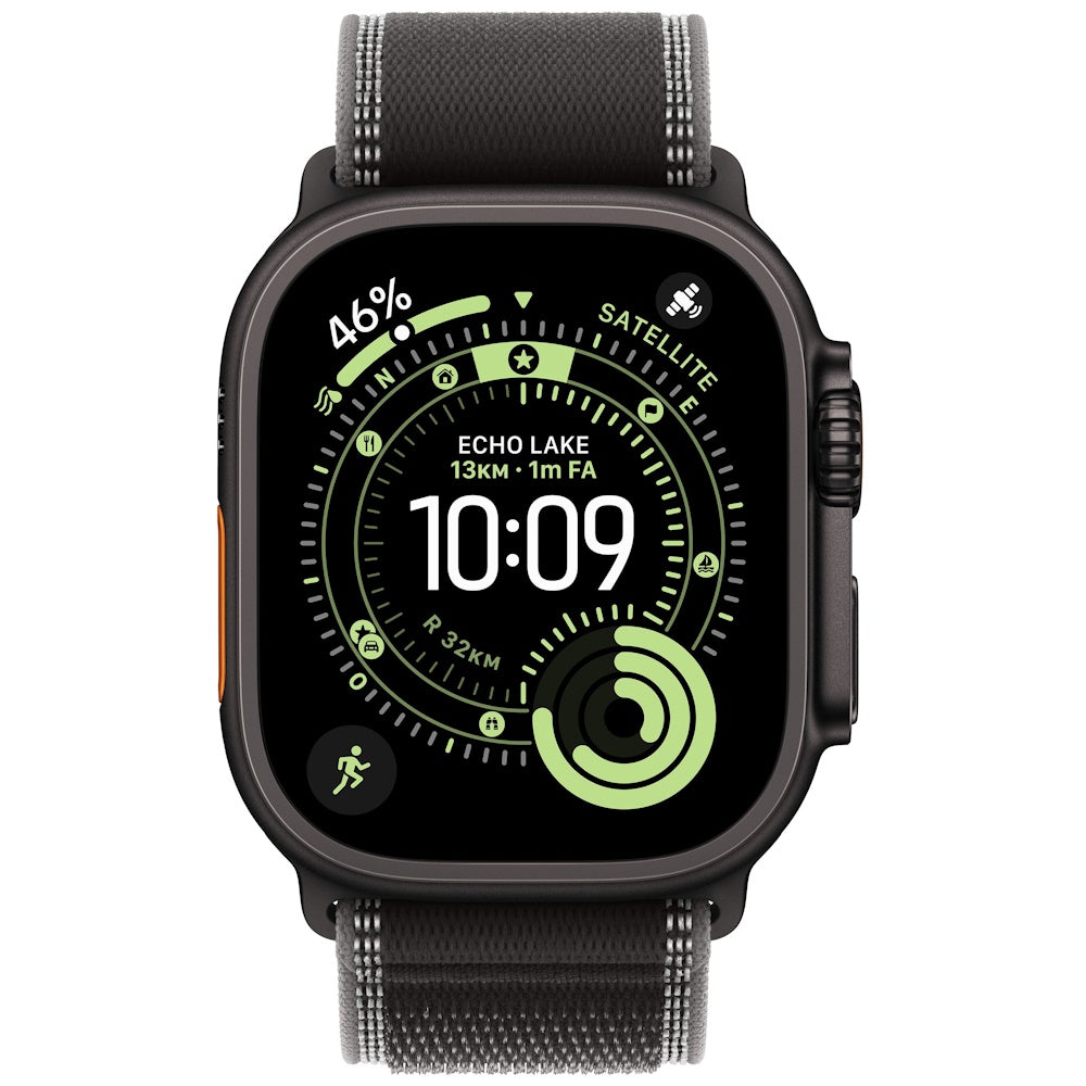 Apple Watch Ultra 3 49mm Black (Black Fabric Strap M/L)