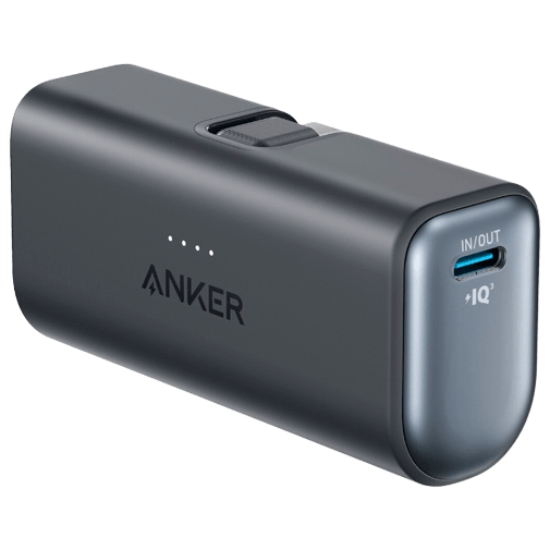 Anker Nano Snabbladdare Powerbank 5.000mAh Svart – Anker