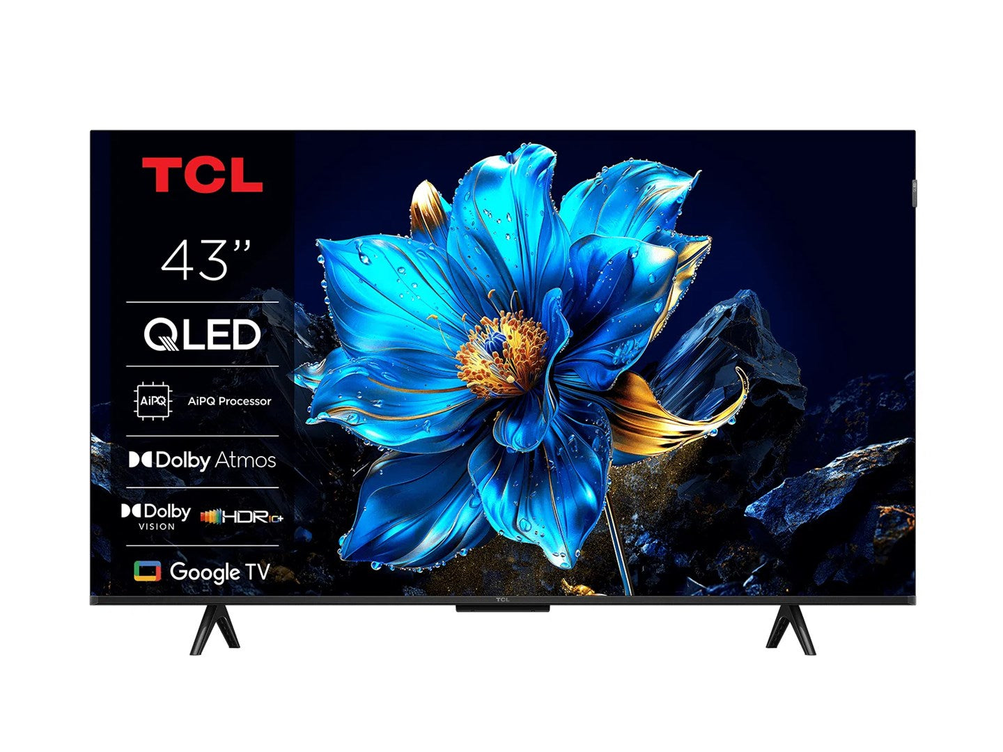 TCL T69C 43T69C TV 109.2 cm (43") 4K Ultra HD Smart TV Wi-Fi Black 350 cd/m²