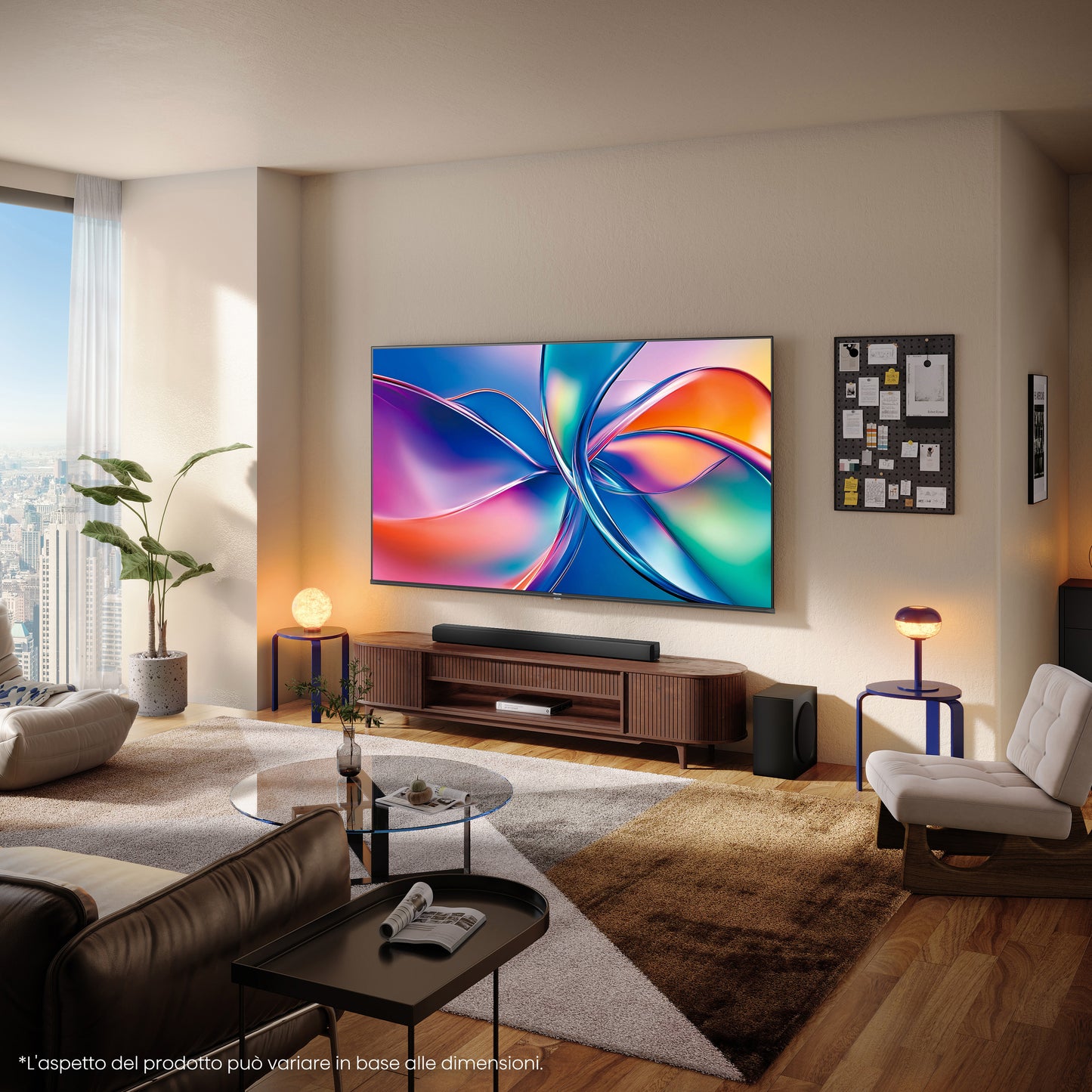 Hisense 50E7Q TV-apparat 127 cm (50") 4K Ultra HD Smart-TV Wi-Fi Svart