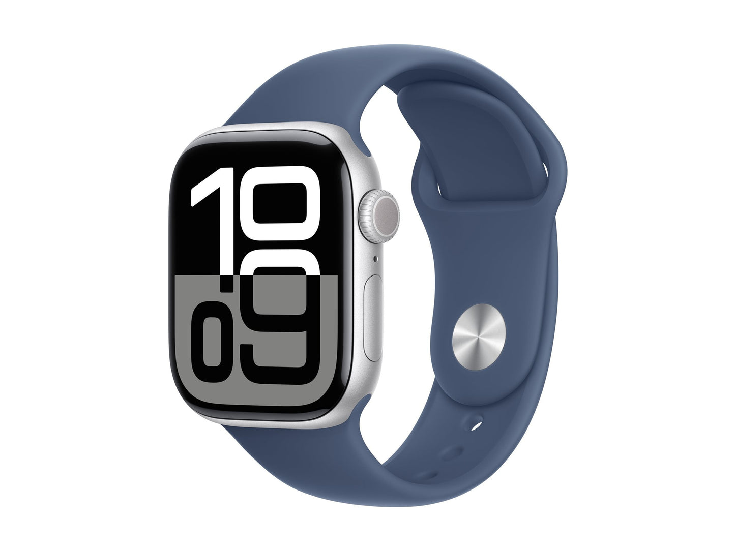 Apple Watch Series 10 4G 42mm Silver (Blue Rubber Strap S/M)