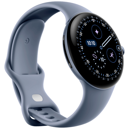 Google Pixel Watch 4 45mm Grå (Grå Rem) – Google