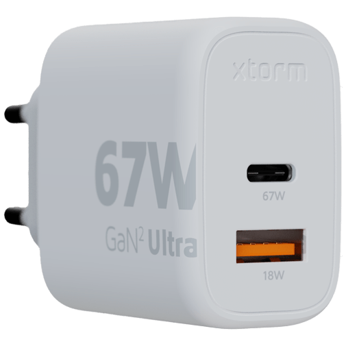 Xtorm Gan2 Ultra USB USB-C Snabbladdare 67W Vit – Xtorm