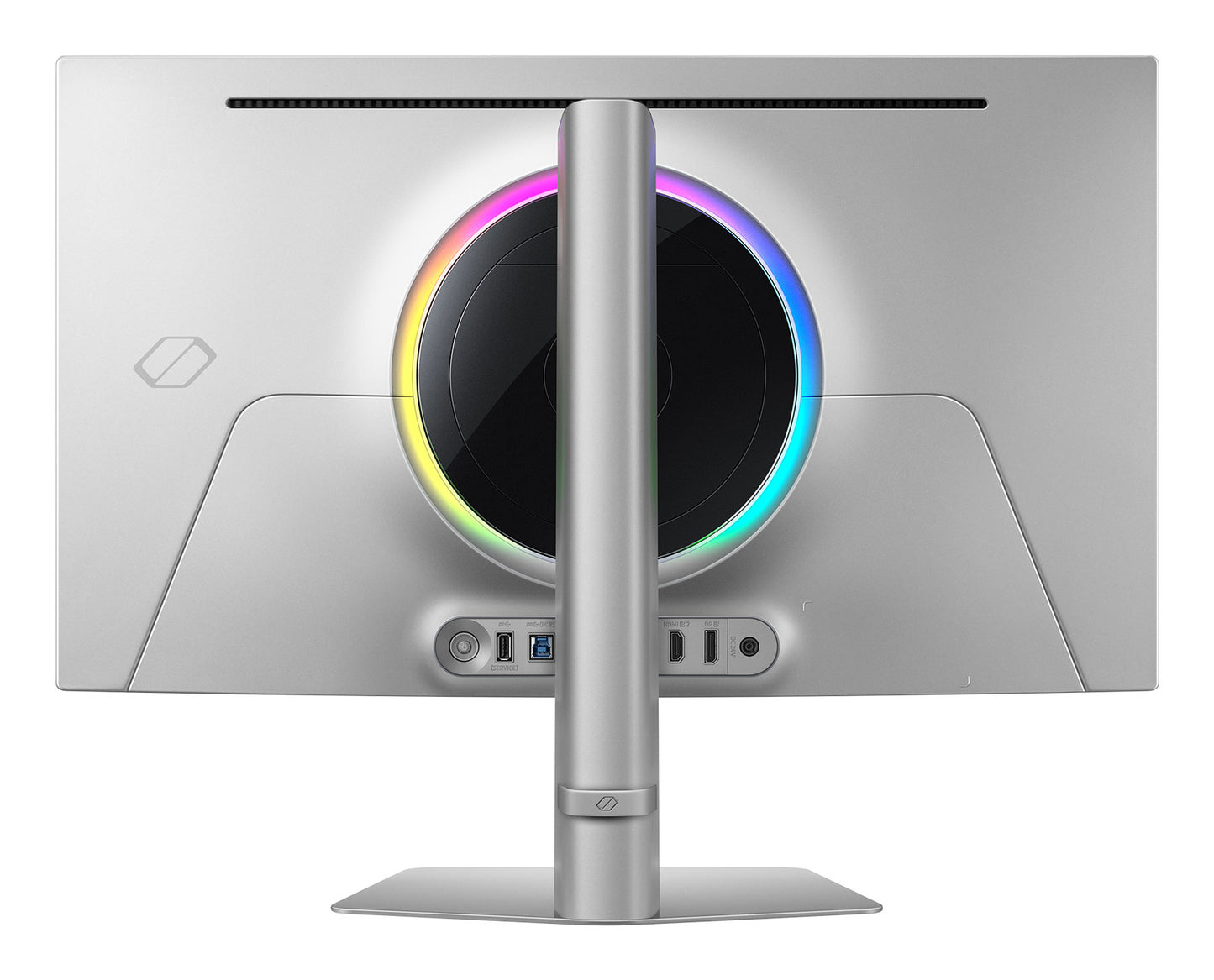 Samsung G81SF platta pc-skärmar 68,6 cm (27") 3840 x 2160 pixlar 4K Ultra HD OLED Silver