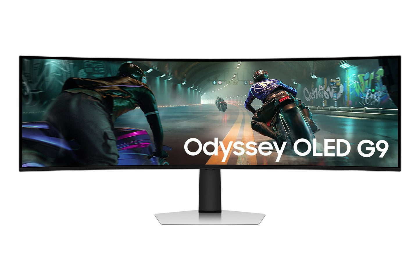 Samsung S49DG910SU computer monitor 124.5 cm (49") 5120 x 1440 pixels Dual QHD OLED Silver – Samsung