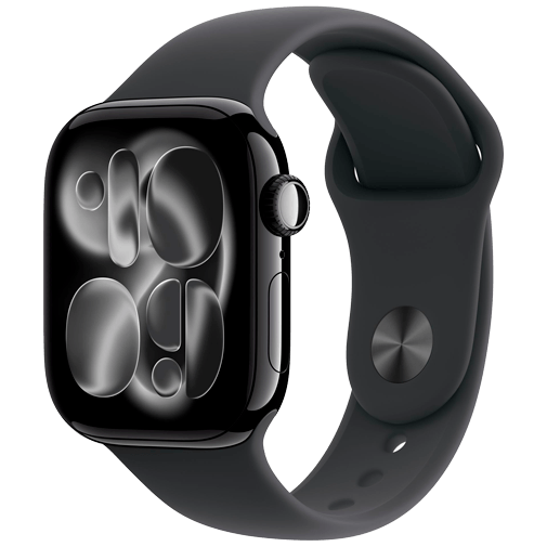 Apple Watch Series 11 42mm Svart (Svart Gummiband S/M) – Apple