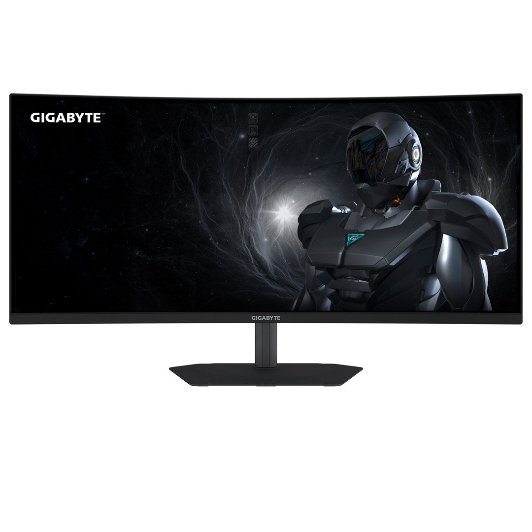 GIGABYTE G34WQC2 34” WQHD Curved Gaming Monitor - 3440 x 1440, 1500R, 200Hz, 1ms, 450 cd/m2, AMD FreeSync Premium, DisplayHDR 400, HDMI 2.0, Displayport 1.4 – Gigabyte