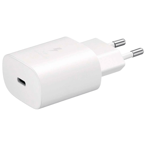 Samsung USB-C Snabbladdare 25W + USB-C Kabel EP-TA800 Vit – Samsung