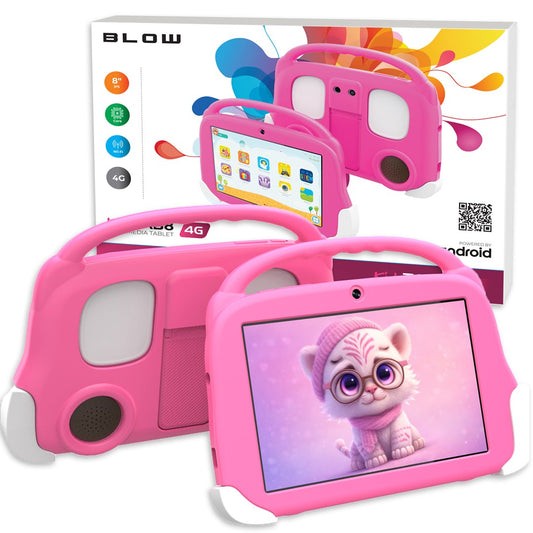 Tablet KidsTAB8 4G BLOW 4/64GB pink + case – BLOW