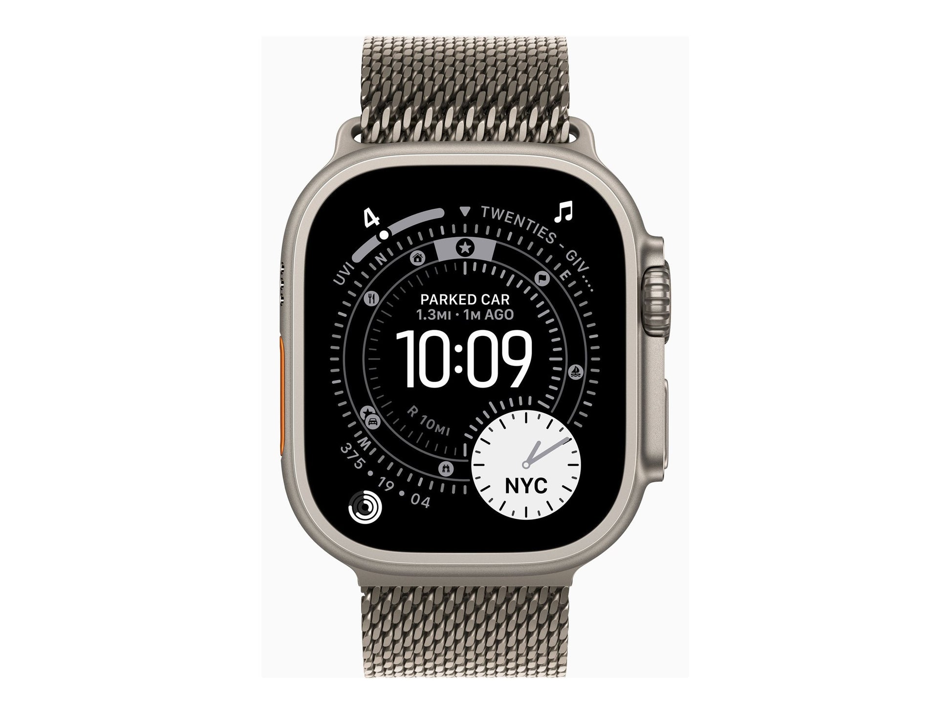 Apple Watch Ultra 3 49mm Titanium (Titanium Milanese Rem M) – Apple