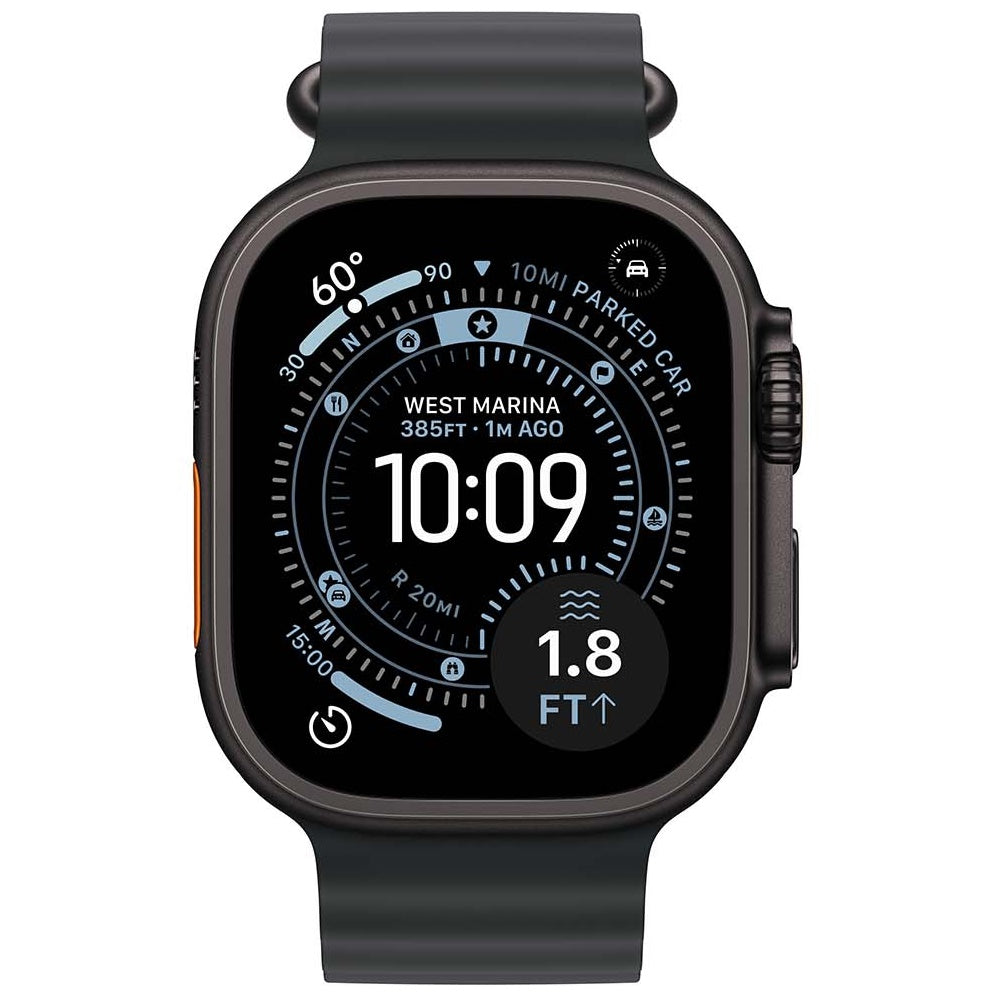 Apple Watch Ultra 3 49mm Svart (Svart Gummiband) – Apple