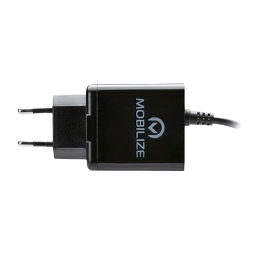 Mobilize Dual USB USB-C Snabbladdare 15W Svart – Mobilize