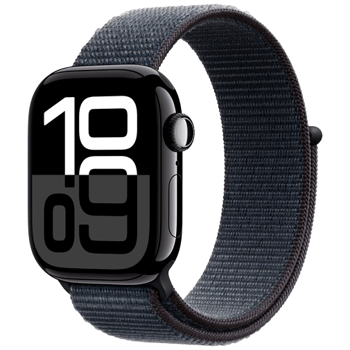 Apple Watch Series 10 42mm Black (Black Nylon Strap) – Apple