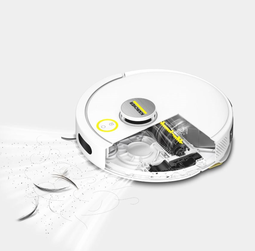KARCHER RVC 3 Comfort white floor cleaning robot with base station
