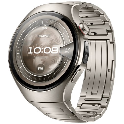 Huawei Watch 5 46mm Silver (Zilveren Titanium Rem) – Huawei