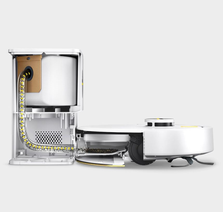 KARCHER RVC 3 Comfort white floor cleaning robot with base station
